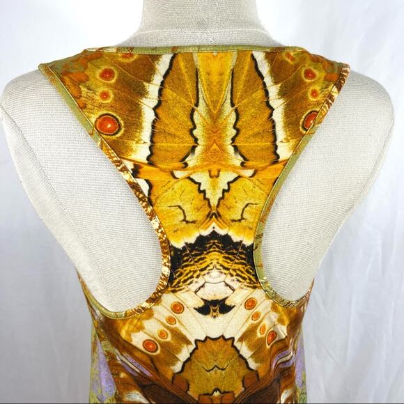 ALEXANDER McQUEEN Spring 2010 Plato's Atlantis Moth Camouflage Tank Dress Sz 44 - Picture 10 of 16